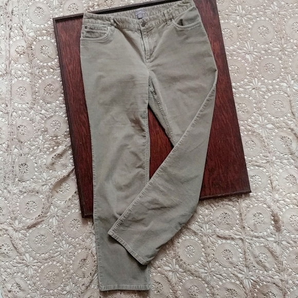 J. Jill Denim - J. Jill Authentic Fit Beige Corduroy Pants 10